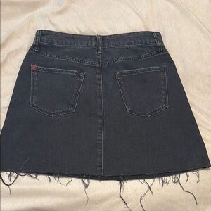 Urban Outfitters Black Distressed Mini Skirt